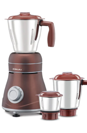 Bajaj Ivora Crimson Red Mixer Grinder 800 W, 3 Jar