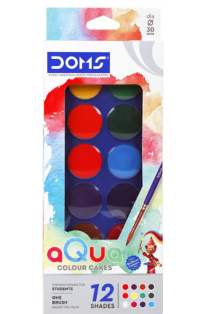 aQua Colour Cakes 12 Shades 1 brush