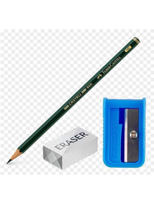 PENCILS SHARPENERS & ERASERS