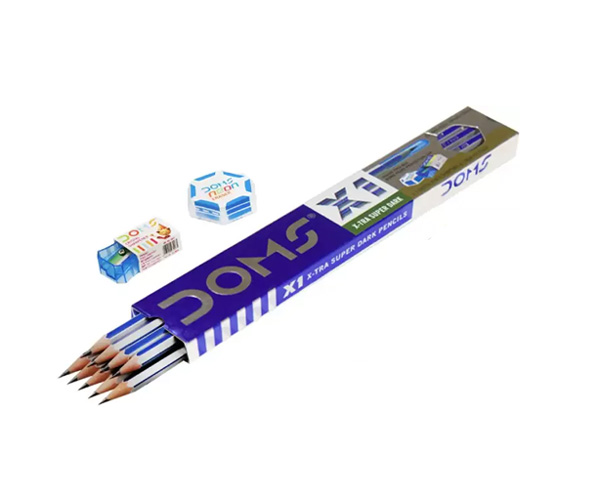 DOMS X-TRA Super Dark Pencil Pack of 10