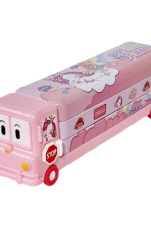 Dream Bus Pink Pencil Box