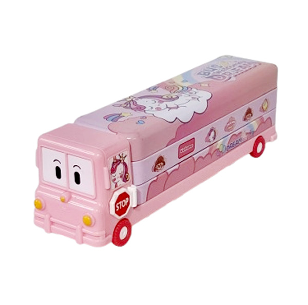 Dream Bus Pink Pencil Box