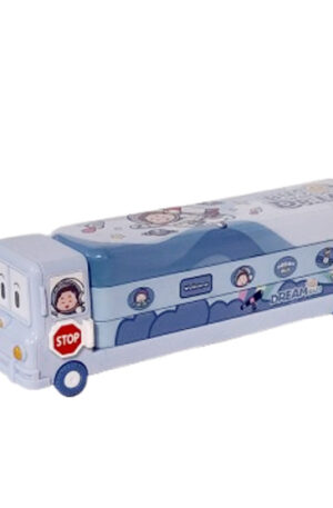 Dream Bus Sky Blue Pencil Box