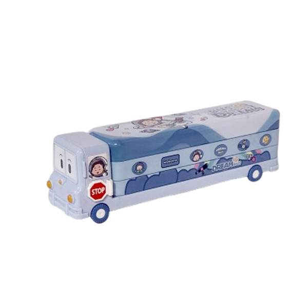 Dream Bus Sky Blue Pencil Box
