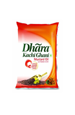 Dhara Kachhi Ghani Mustard Oil 1.L