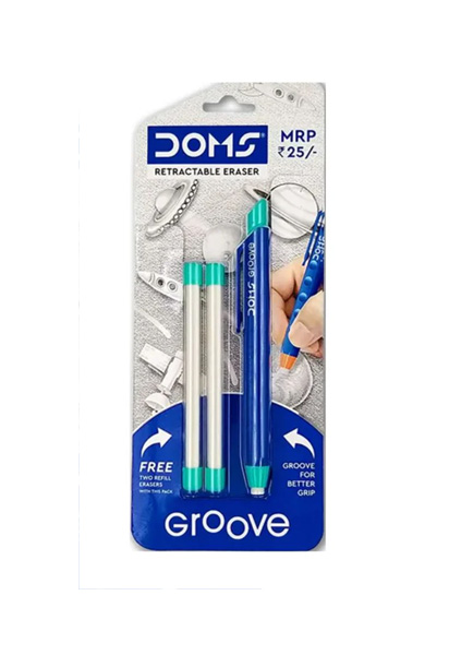 DOMS Groove Retractable Eraser